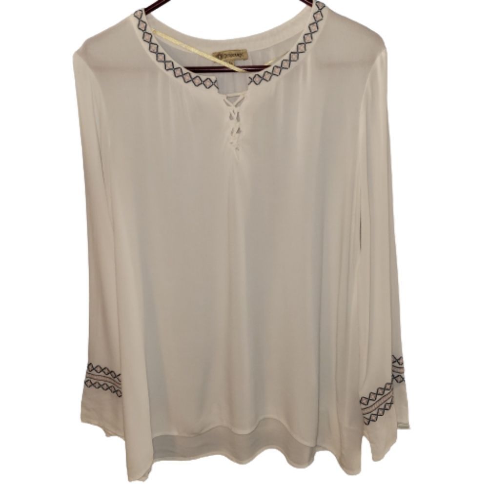 Democracy long sleeved blouse